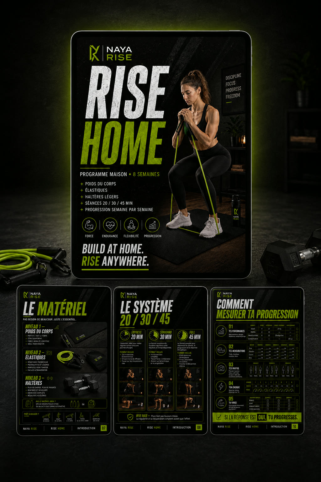 Aperçu du programme numérique RISE HOME
